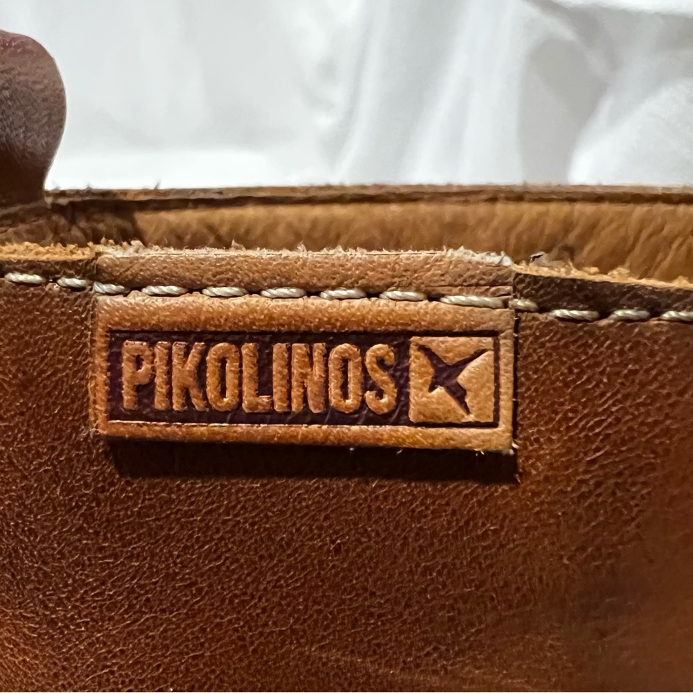 Pikolinos Malaga W6W Leather Bootie Brandy Ankle Boots EU 42/US 11 11.5 EUC Shoe - Picture 9 of 14